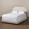 Baxton Studio Willis Modern Light Beige Upholstered Full Size Bed 136-7460 - alternate 8